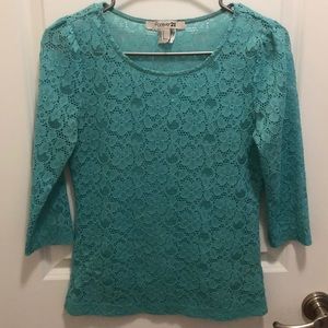 Teal Blouse